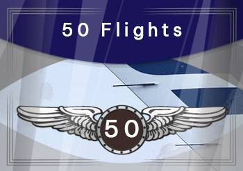 50 Flights Award